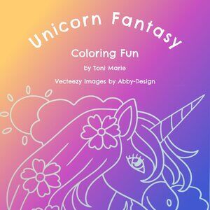 Unicorn Fantasy Coloring Fun (25 Images)